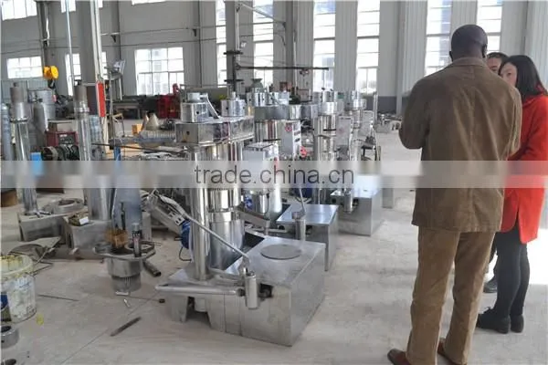 Hydraulic type low temperature cold press machine for cooking oil