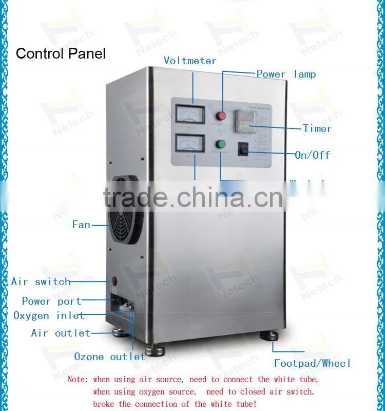 Multi-function waste water ozone generator kits for water / air