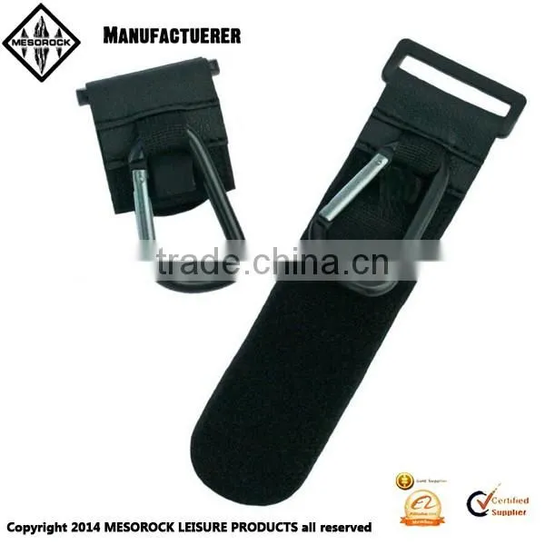 High quality mental+leather 2 packs balck anti-slip baby stroller hook
