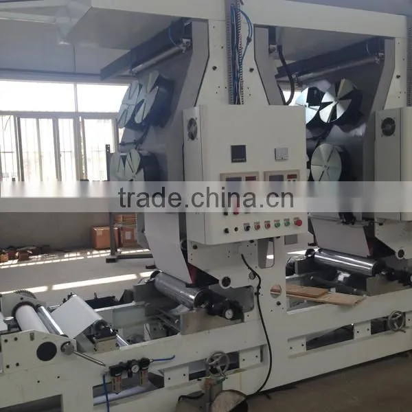 Automatic roll to roll 5 color small gravure printing machine