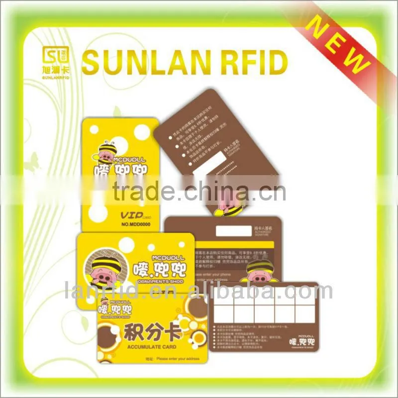 Printable rfid size of portrait id card
