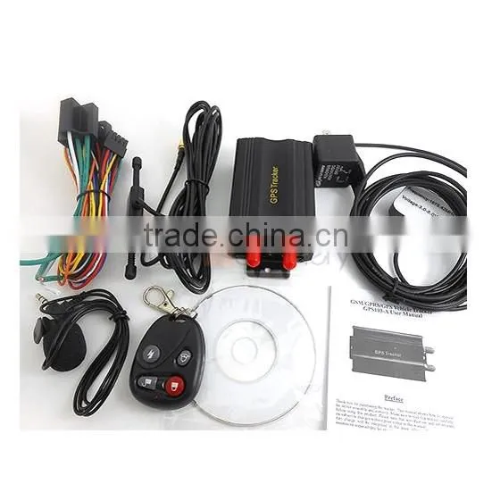 Cheap Price Google Online Software Car GPS Tracker With Remote Controller TK103B