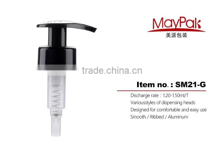 Black color 24/410 white plastic soap dispenser twist lotion pump