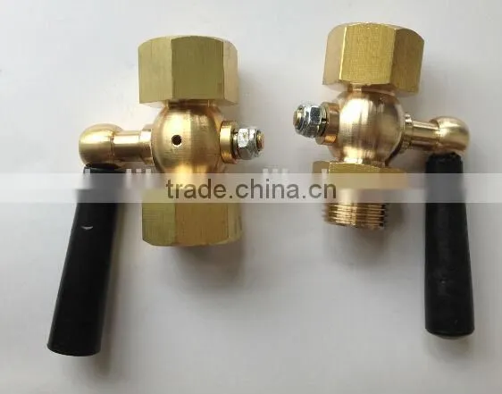Brass gauge needle valve,gauge stop valve DIN 16261for pressure and temperature gauges accessories