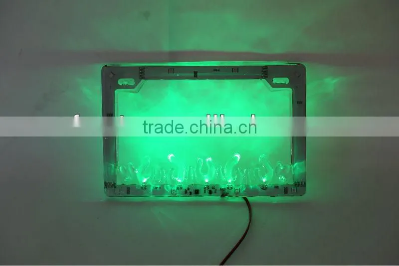 Motorcycle part for 12V 3W Waterproof Colorful LED License Plate Flash Frames