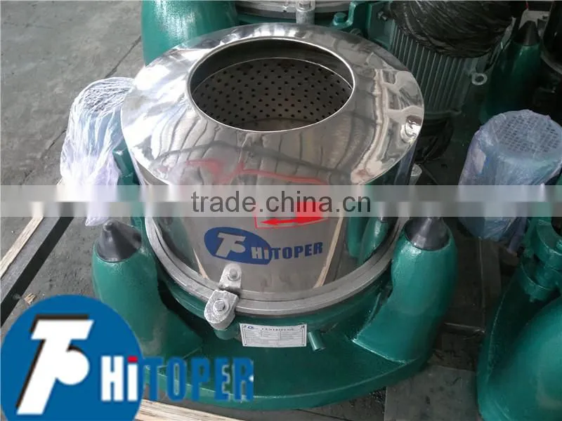 Top discharge filter centrifuge separator for liquid-solid separation