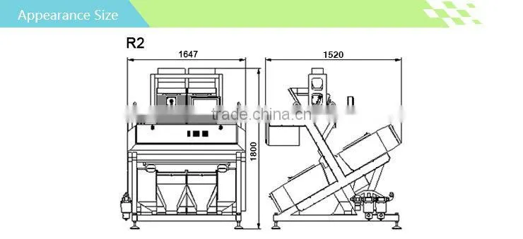 long rice color sorter machine ejector in china