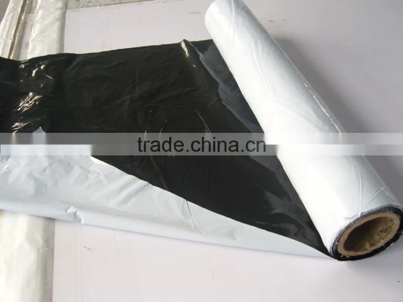 PE Black-white film on rolls for agricultural