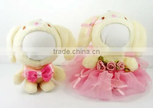 10cm Sublimation DTY 3D Couple Photo Face Doll with Wedding