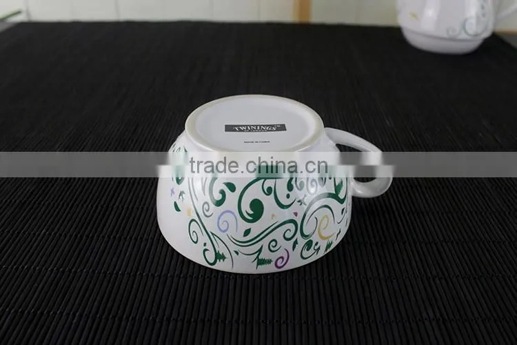 2017 Factory supplier wholesale custom design tea set ceramic teapot