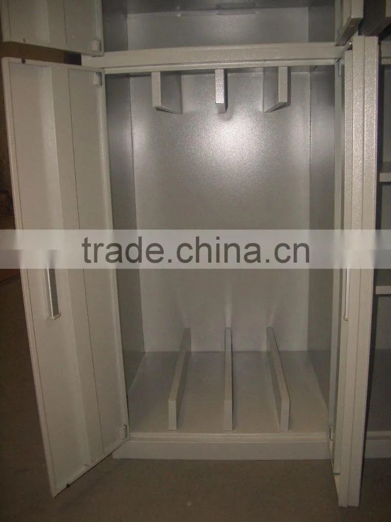 steel 3-section filing storage cabinet