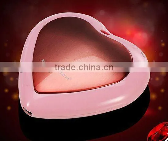 Heart smart mobile power supply hand warmer