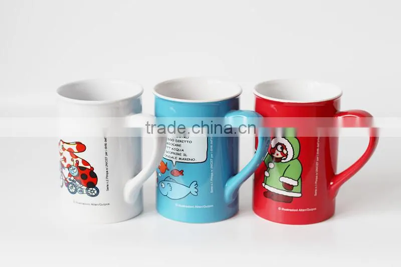 white blank ceramic mug