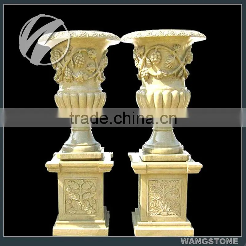Wholesale High Quality Modern Garden Granite Planters Pots