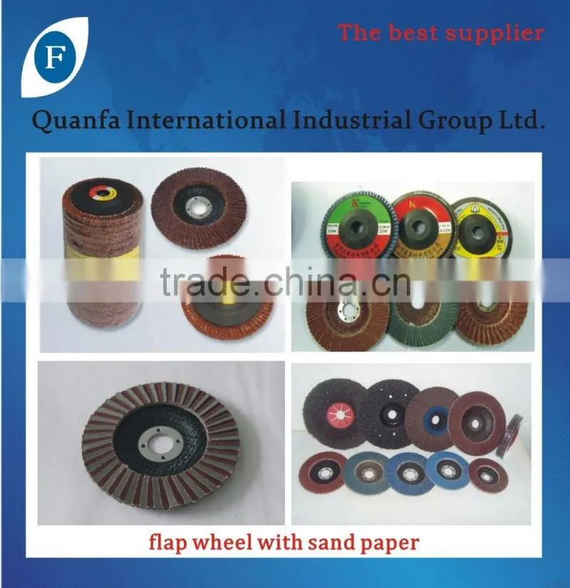 flap wheel with sand paper