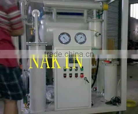 High Quality Nakin ZY Single Stage Vacuum Insulating Oil Filtration