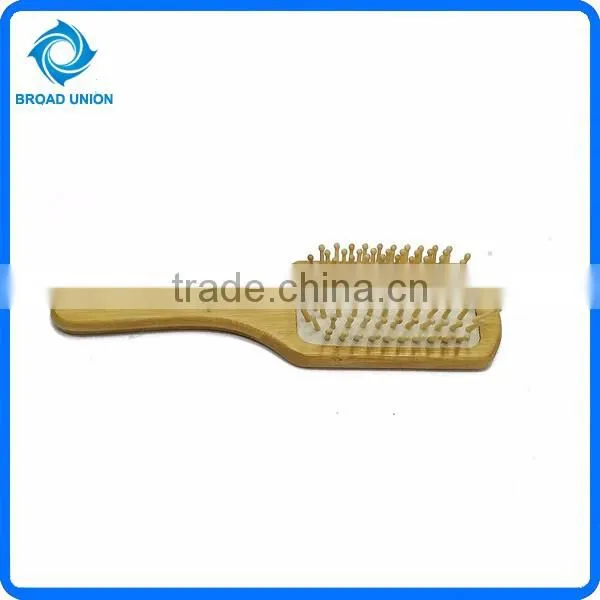Beauty Hair Straightener Brush Wood Comb