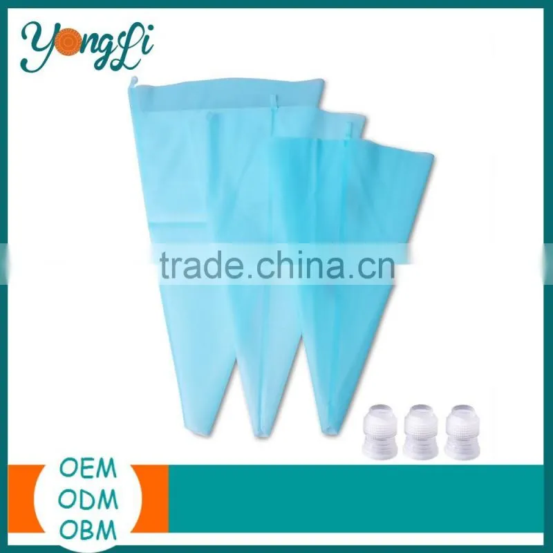 Piping Bag Cake DIY Decorating Tool Food Grade Empty Silicone Pastry Bag