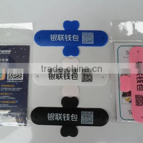 High quality 3M adhesive Silicone mobile phone holder for cell phone