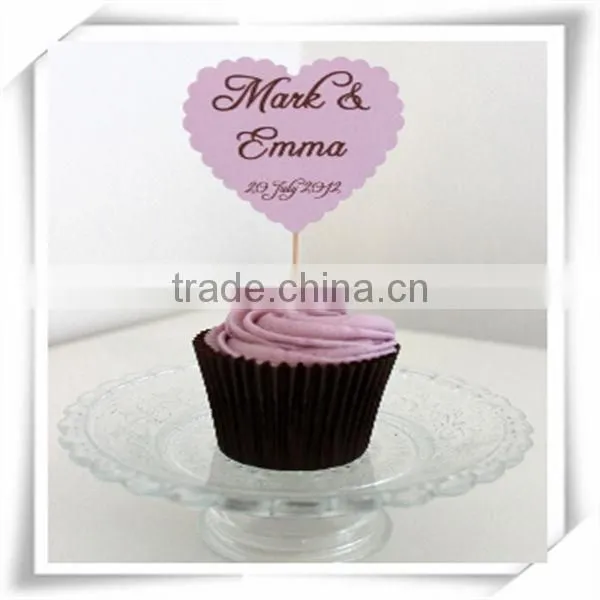 Wooden Toothpick with Heart Shape