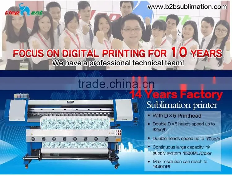 High performance best price textile dye sublimation photo printer wide format