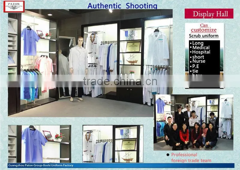 doctor Uniform MU-60 good tailor,easy-wash T/C fabrics ,guangzhou factory price Demure