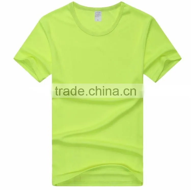 Factory price round neck cheap plain dyed cotton fitted t-shirts