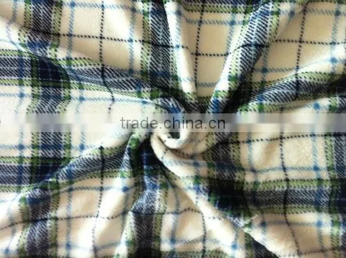 2016 Super Soft Polyester Printed Coral Fleece Fabric Wholesale
