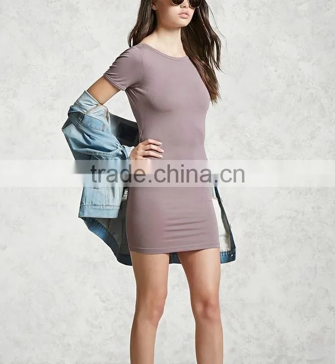 2017 bandage dress Fabric Sexy Twisted Cutout-Back Bodycon Bandage Pencil Dress