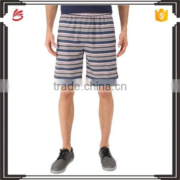 High Quality China Manafacturing Wholesale Stripped Sweat Shorts in Hot Season