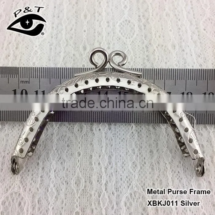 Wholesale fashion metal purse frame for bag cluth purse frame metal frame