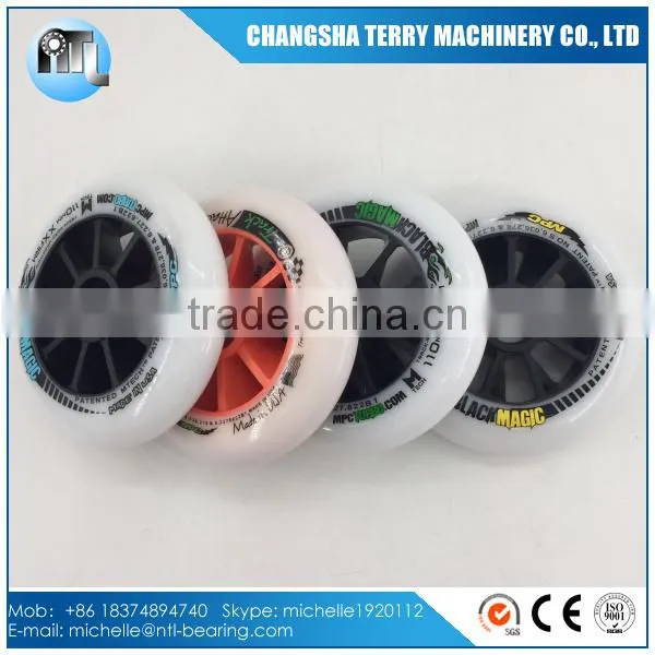 100mm PU ice BLACK MPC skate wheel for inline skate ,skateboard 100x24mm