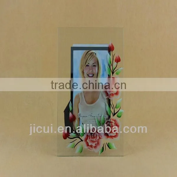 glass painting photo frame