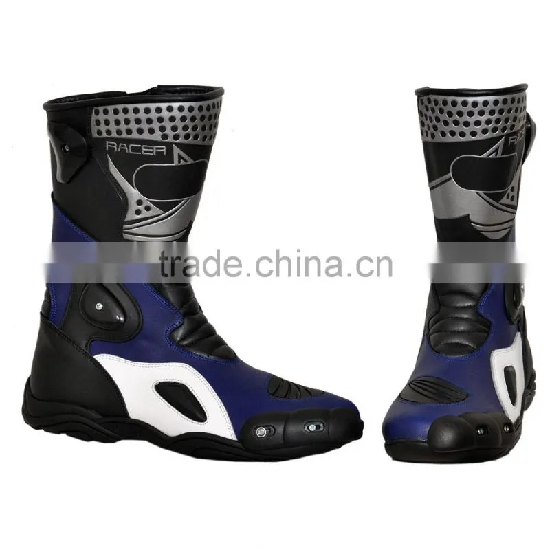Motorbike Leather Boot/Racing Boot/ LEATHER MOTORCYCLE BOOT