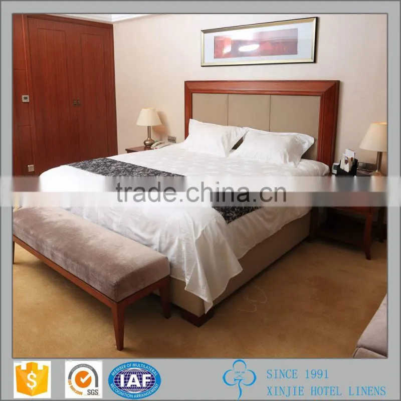 Fashion 100% cotton hotel bedding set and factory sale bed linen