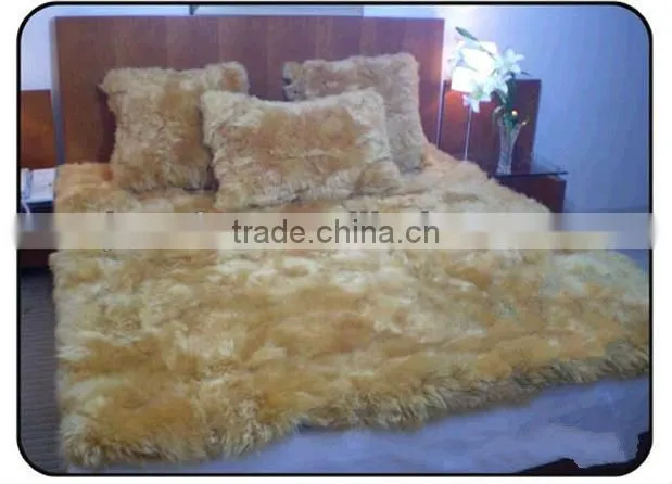 Custom-Made/Lamb Fur Blanket For Bedding/OEM