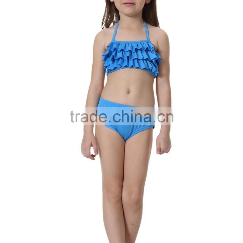 Little Girls Princess Lace Layer Swimsuit TuTu Dress One-Pieces Swimwear