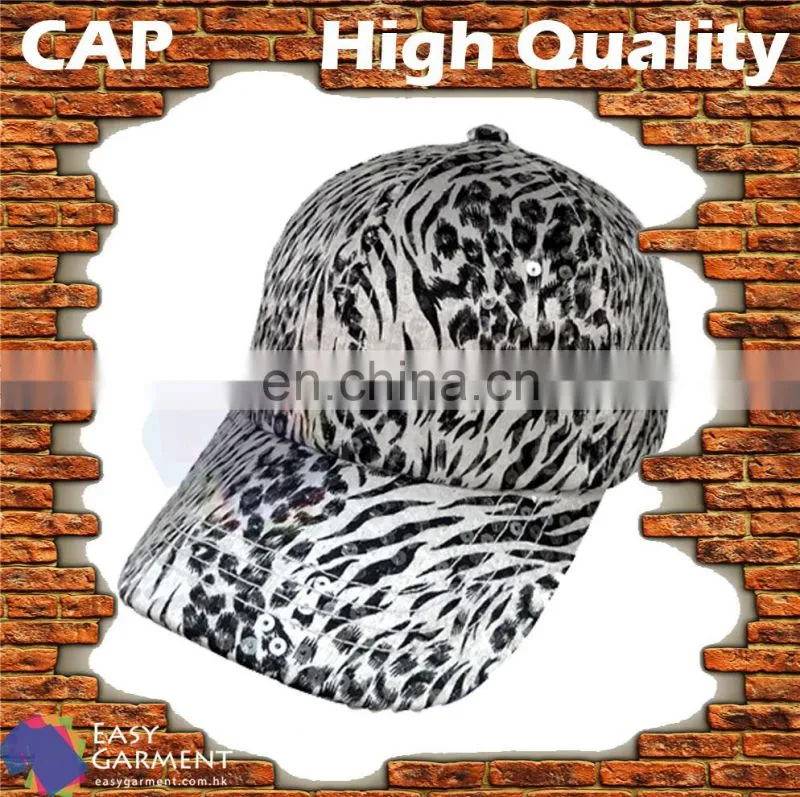 Talior made Lowest Price Adult Digital Printing White and Black Baseball Cap