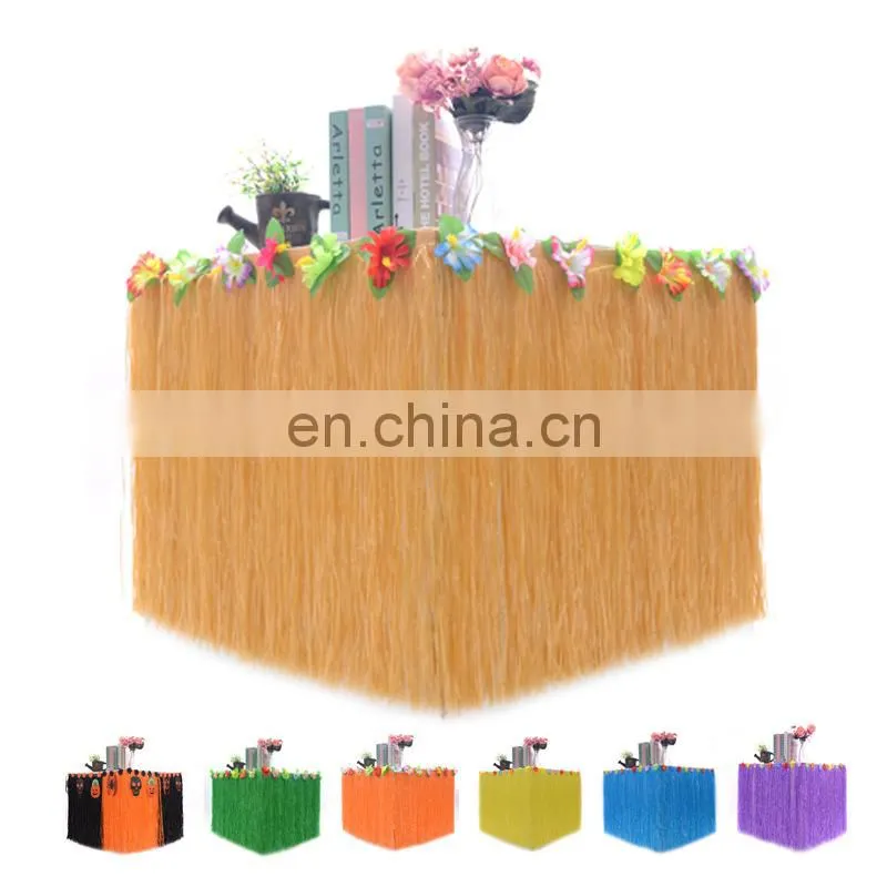 Novelties Hawaiian Luau Party Grass hawaiian table skirt