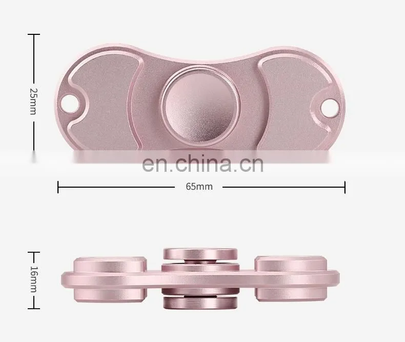 Wholesale hot selling 2 bearings fidget spinner finger toy 2017