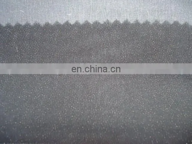 Double dot woven interlining for shirt interlining 15D interlining