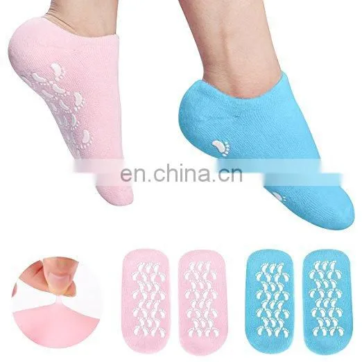 OEM Ultra-Soft Moisturizing Gel Socks Oil Infused Spa Socks