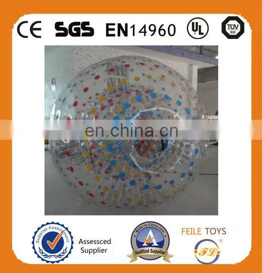 Colorful Bumper BallHI 2014 Popular and Crazy bumper ball ,human bubble ball,inflatable bubble football on sale