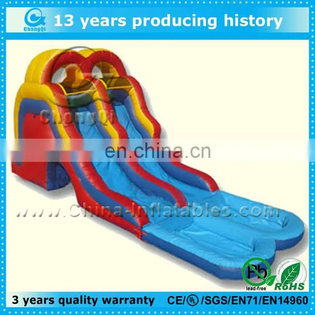 Giant inflatable water slide pool for sale inflatable water slide pool