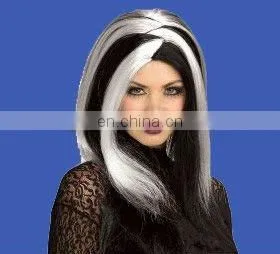 Hallowmas Masquerade Punk Mohawk Mohican hairstyle Cockscomb Hair Wig in purple