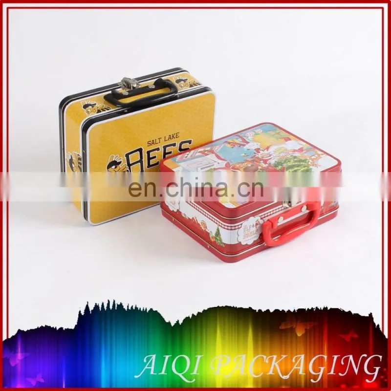 Custom metal lunch box birthday tin boxes