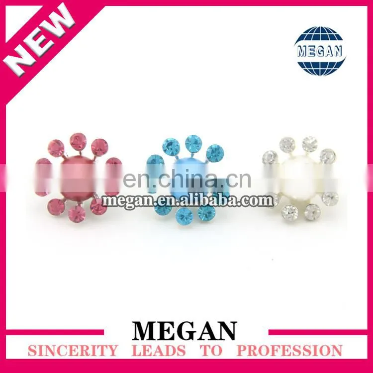 Wholesale Crystal Rhinestone Button for hair accessory