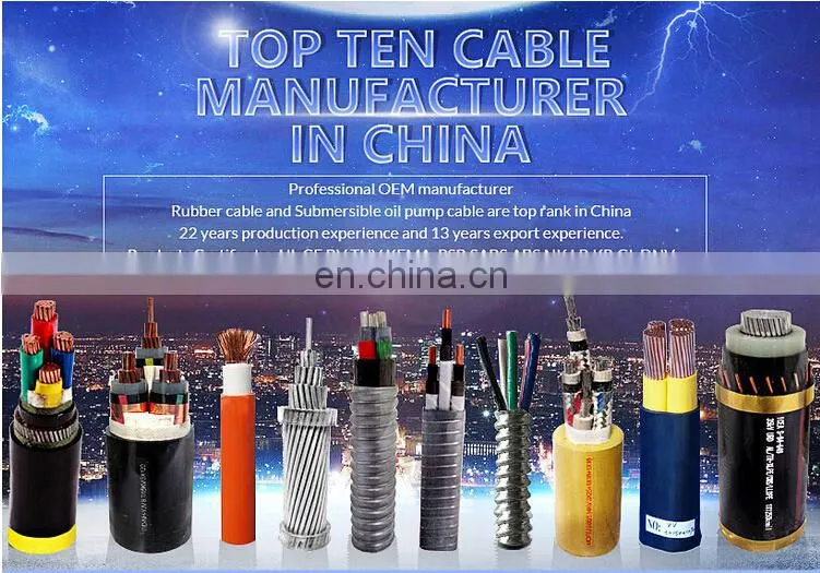 Type W Portable Power Cable with UL MSHA Certificate