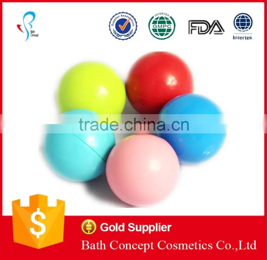 ball shaped cute lip balm gift set