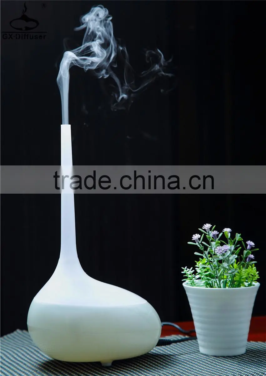 GX DIFFUSER 2016 mini wood essential oil diffuser with color changing light